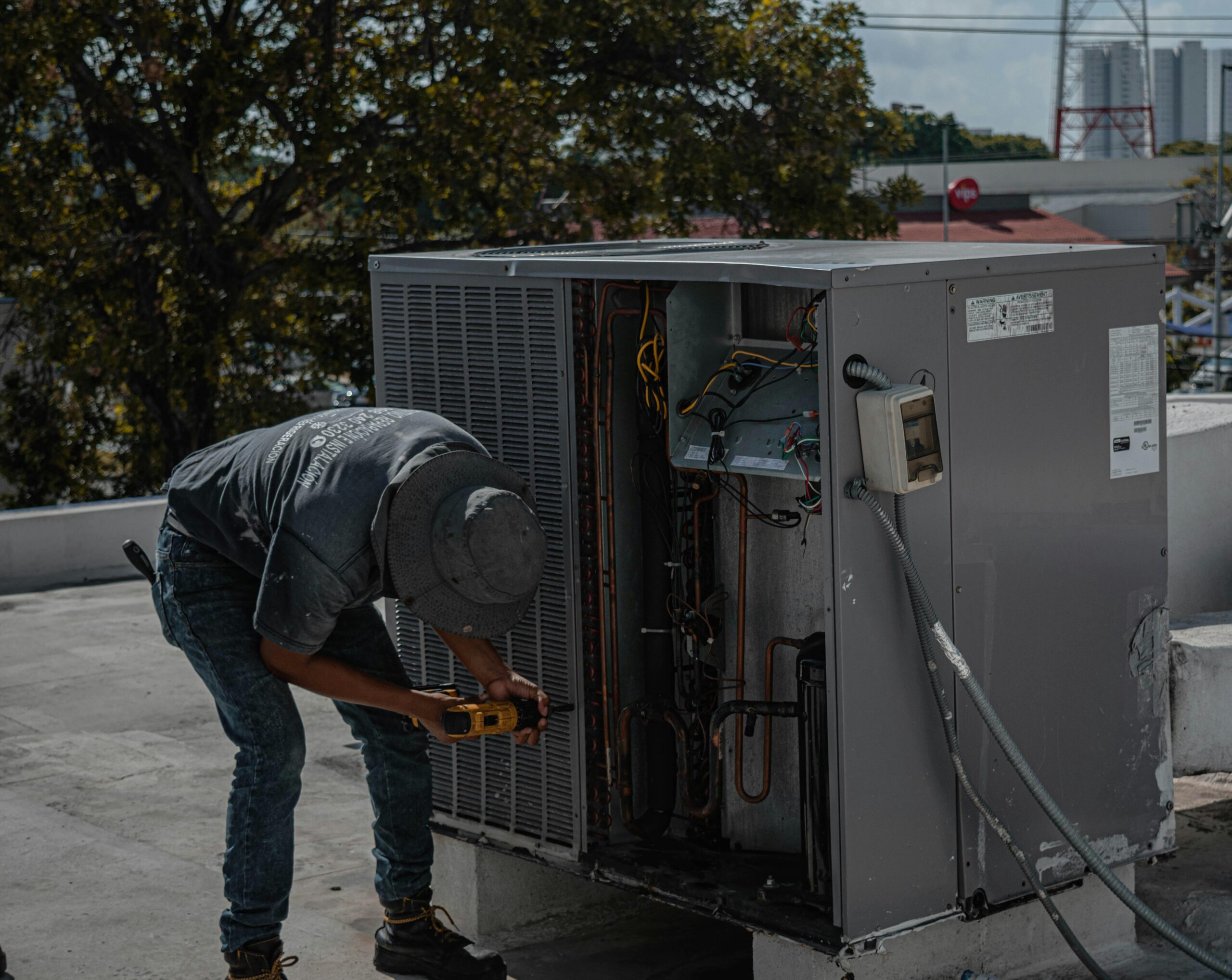 ac rooftop system installation